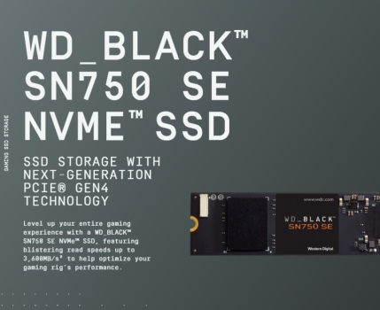 河間市西部數據推出SN750 SE SSD 全面支持PCIe 4.0通道